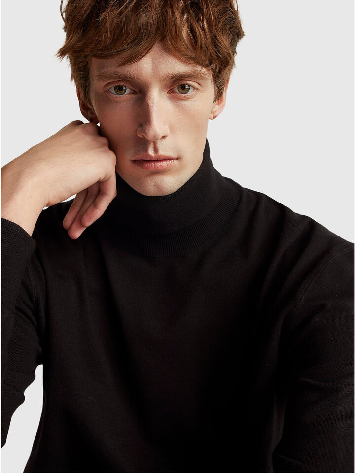 TURTLE NECK SWEATER Men image number 4